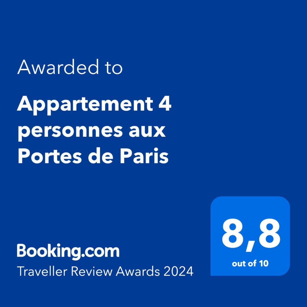 Appartement 4 Personnes Aux Portes De Paris Saint-Denis  Eksteriør billede